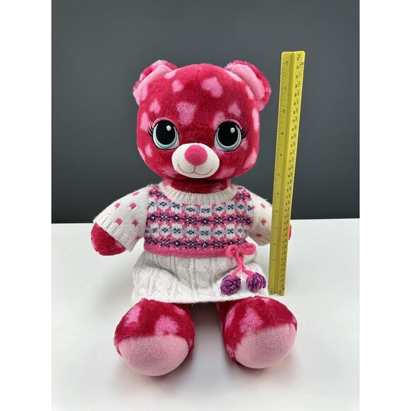 Build A Bear 16" Sweet Hugs Heart Bear Knit Dress & Hello Kitty Underwear GIFT - Picture 2 of 4